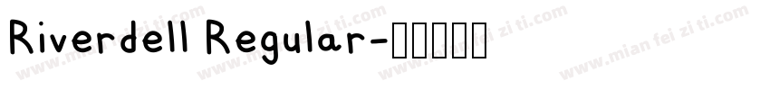 Riverdell Regular字体转换